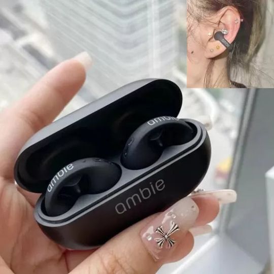 Ambie Sound Ear Cuffs Bluetooth – Open-Ear Wireless Earphones