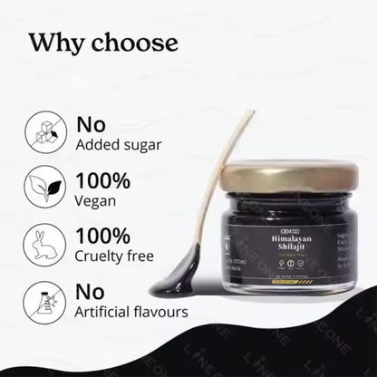 30mg Himalayan Shilajit Herbal Supplement Capsules – Natural Resin Extract