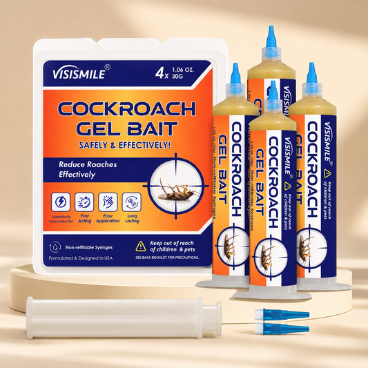 Cockroach Gel Bait 4 Tubes x 30g | Powerful Roach Killer & Pest Control