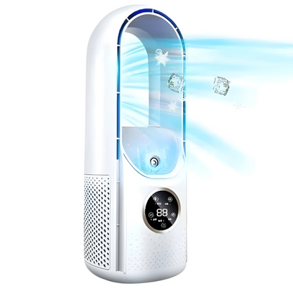 1. 4-in-1 Bladeless Air Cooler Fan | Cooling, Humidifier, Purifier & Night Light