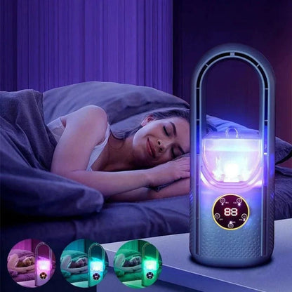 1. 4-in-1 Bladeless Air Cooler Fan | Cooling, Humidifier, Purifier & Night Light